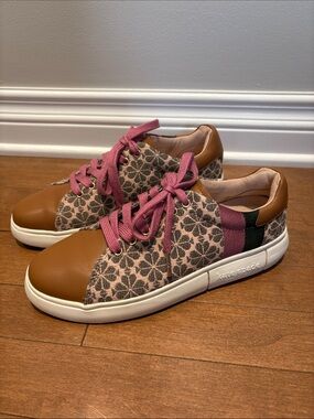 Kate Spade New York Spade Flower Jacquard Keswick Sneakers - Size 8